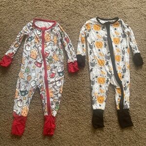 Little Sleepies Holiday Zippys